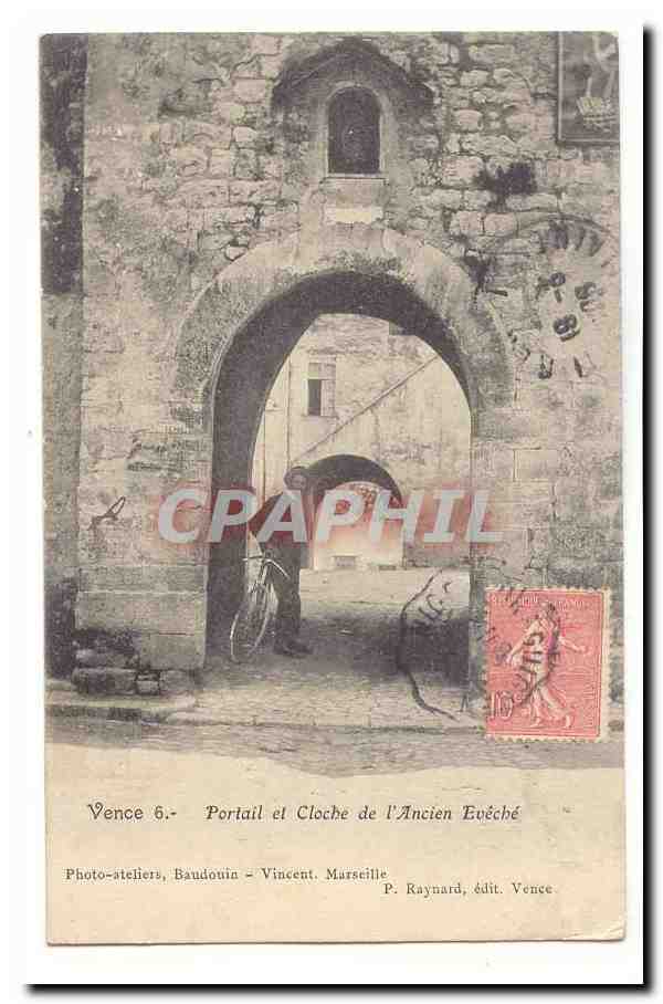 Vence - Portail et Cloche de l'Ancien Evêché — Photo-ateliers Baudouin - Vincent, Marseille
