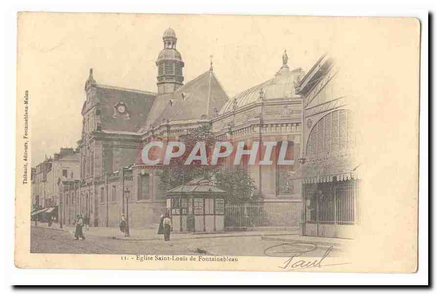 Église Saint-Louis de Fontainebleau — Thibault, éditeurs, Fontainebleau — n°11