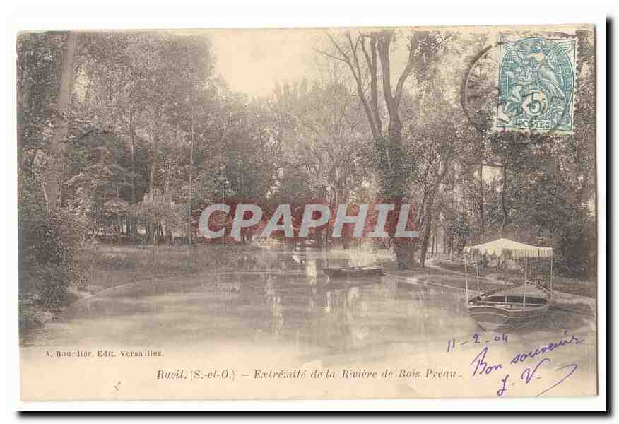 Rueil CPA Extremite de la riviere de Bois Preau