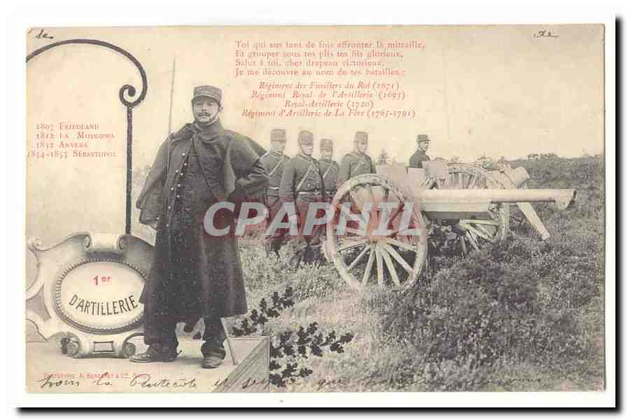 Regiment de l'Artillerie du Roi — 1er D'ARTILLERIE — A. Breguet & Cie