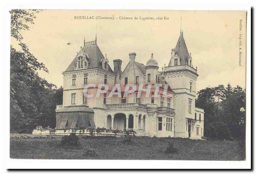 Rouillac CPA Chateau de Ligneres cote Est