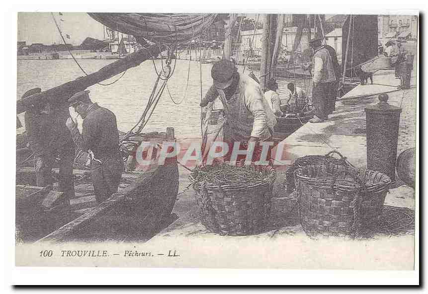 Trouville CPA Pecheurs (reproduction)