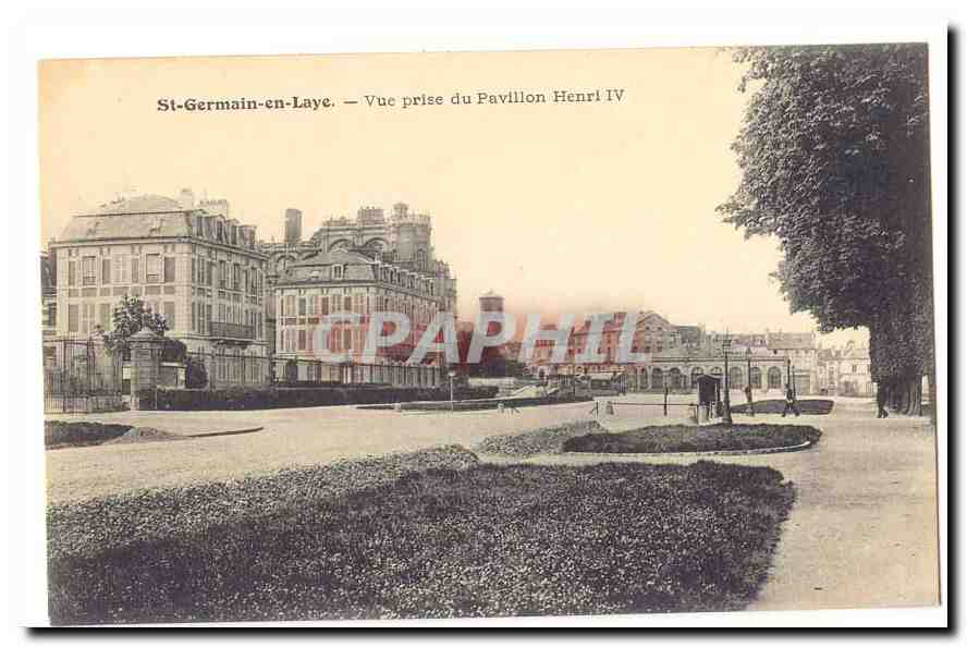 St-Germain-en-Laye — Vue prise du Pavillon Henri IV