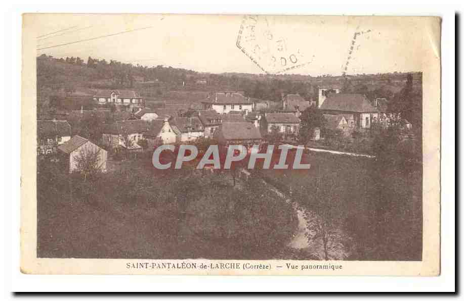 Saint Pantaleon de LArche CPA Vue panaoramique