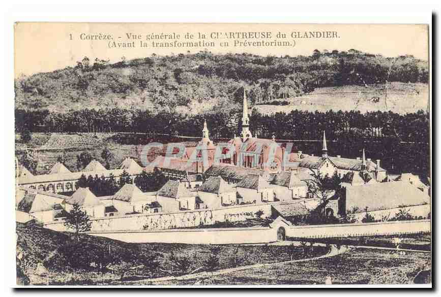 Corrèze - Vue générale de la Clairière du Glandier (Avant transformation en Préventorium)