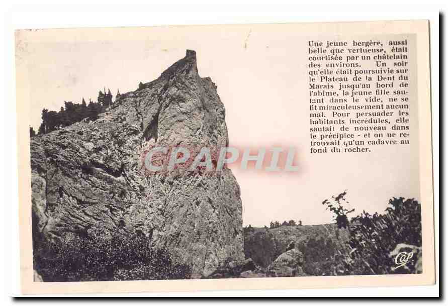 La Dent du Marais — rocher escarpé — éditeur CP