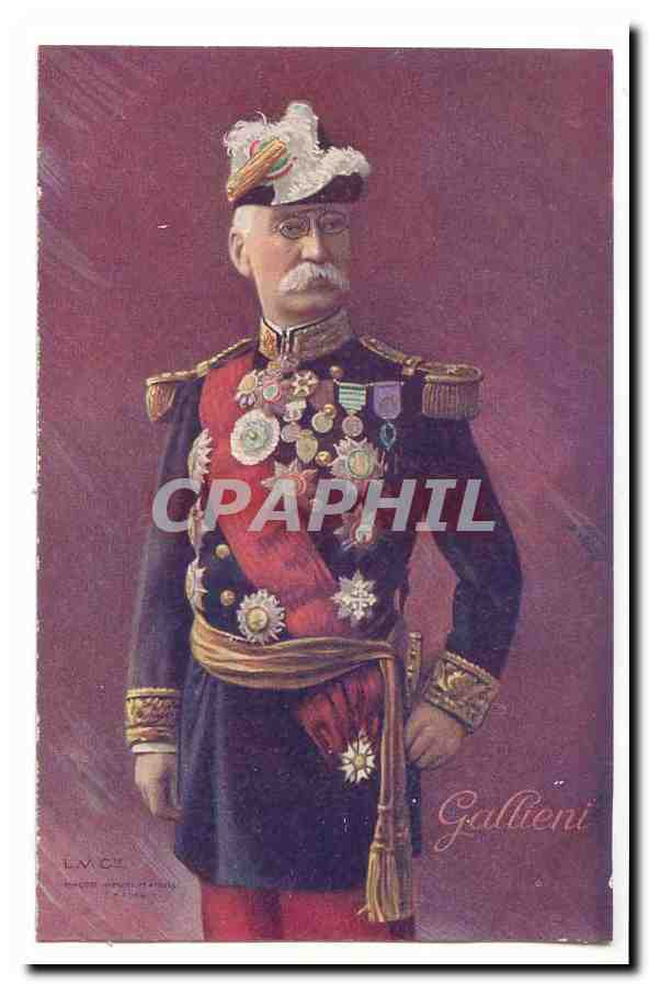 CPA General Gallieni (photo Henri Manuel Paris)