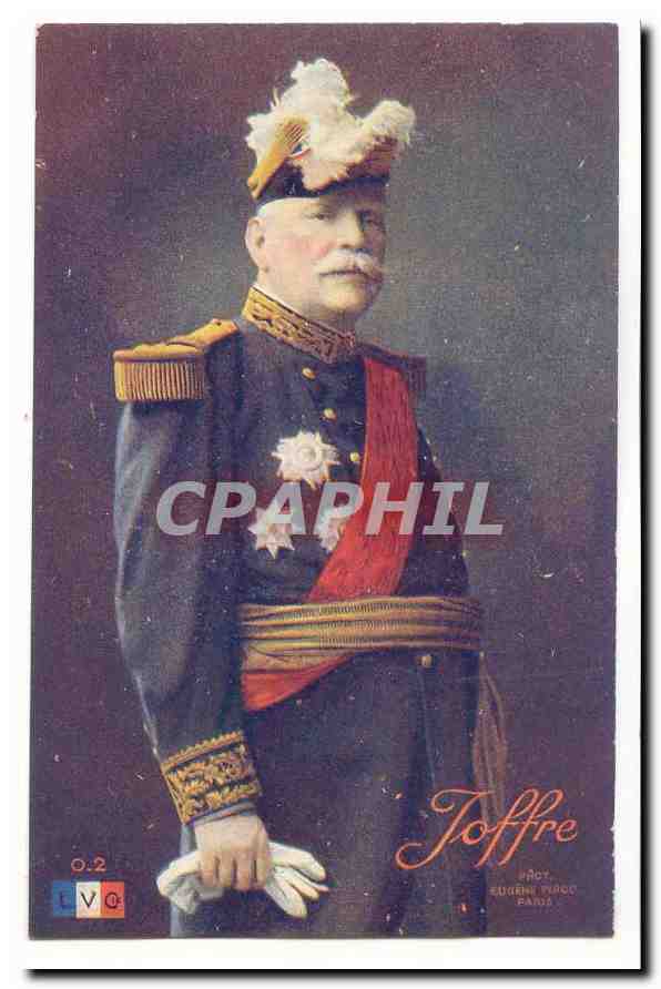 CPA Marechal Joffre (photo Eugene Pirou Paris)