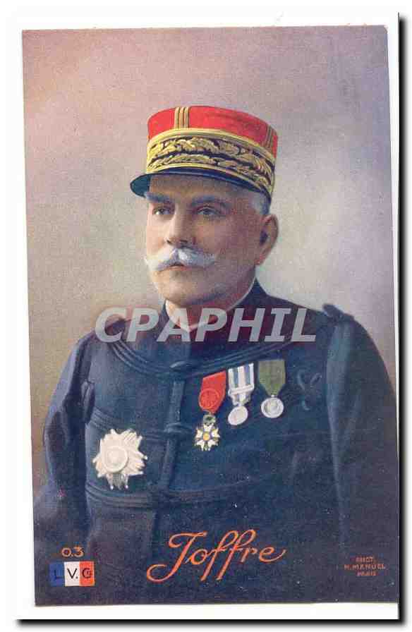Général Joffre — portrait militaire — éditeur H. Maxhull, Paris, n° 03