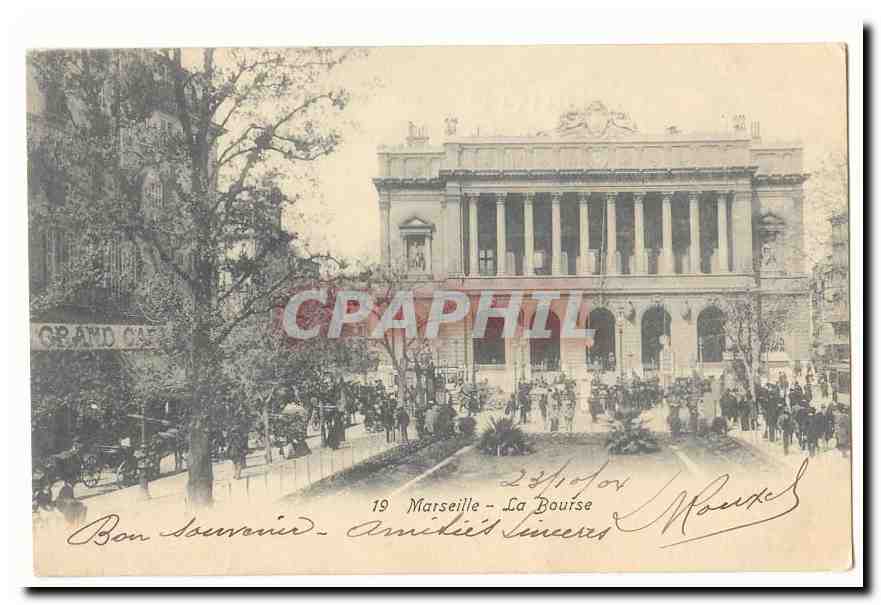 Marseille CPA La Bourse (animee)