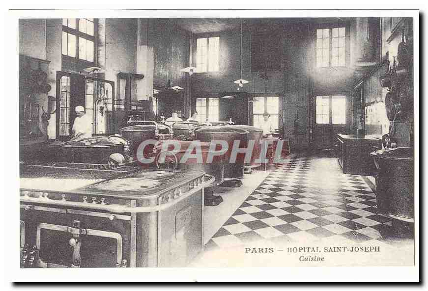 Paris CPA Hopital Saint Joseph (reproduction)