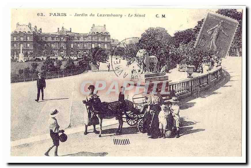 REPRODUCTION Paris Jardin du Luxembourg Le Senat