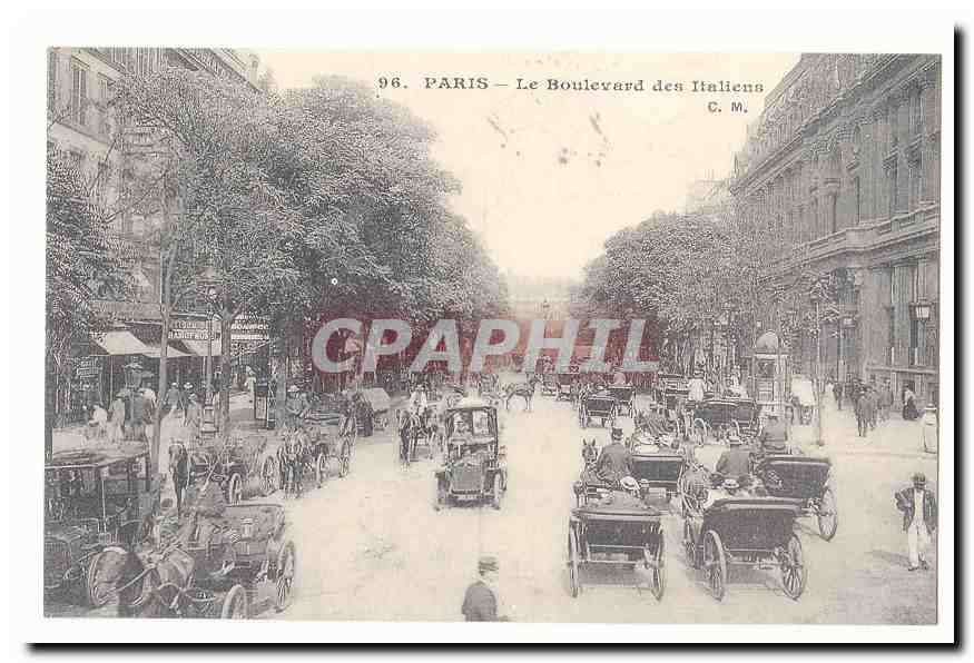 Paris CPA Le boulevard des ITaliens (reproduction)