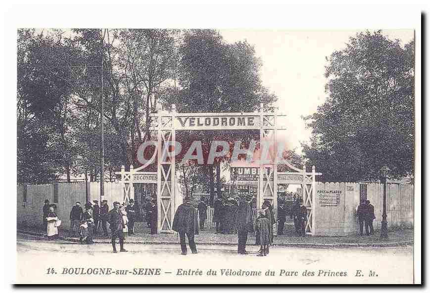 Boulogne sur Seine CPA Entree du velodrome du parc des Princes (reproduction)