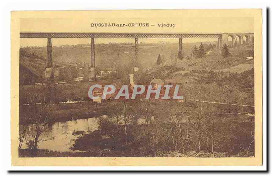 Busseau-sur-Creuse — Viaduc — éditeur non visible