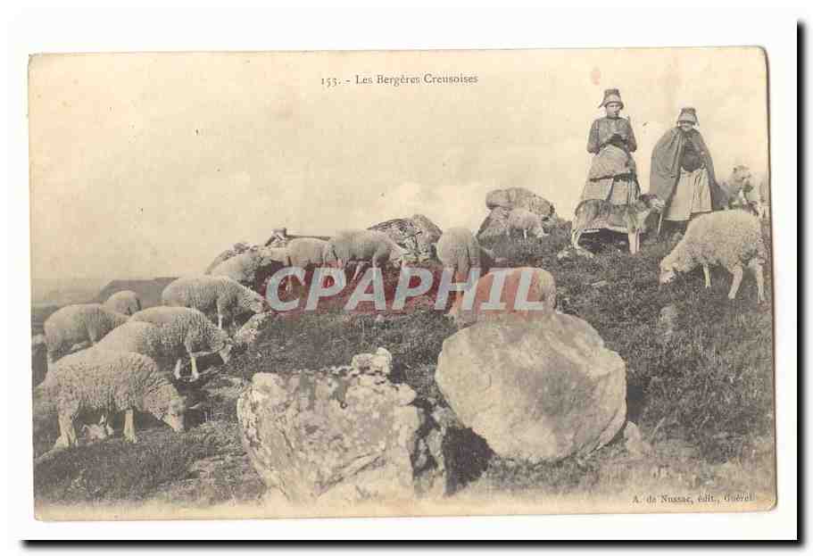 Les Bergères Creusoises — A. de Nussac, édit., Goubet