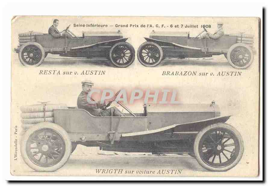 Gran Premio de la A.C.F. en Seine-Inférieure — 6 y 7 de Julio de 1908 — L'Hirondeillo - París