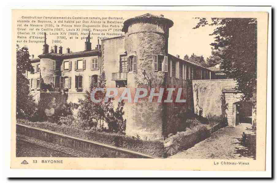 Bayonne CPA Le chateau Vieux