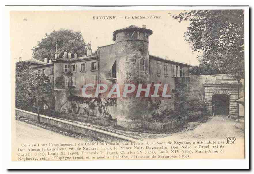 Bayonne CPA Le chateau Vieux