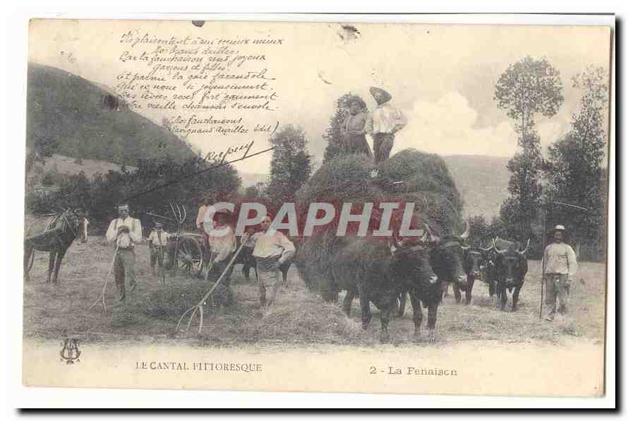 Le CAntal pittoresque CPA La fenaison TOP