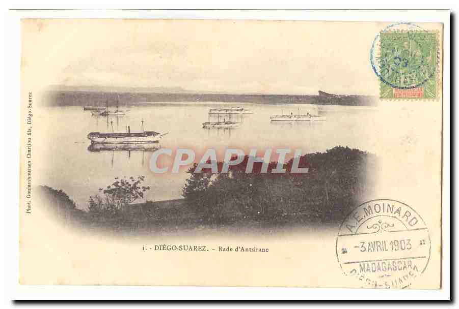 Diégo-Suarez — Rade d'Antsirane — Phot. Orgianoutoussan Charlon fils, Diégo-Suarez
