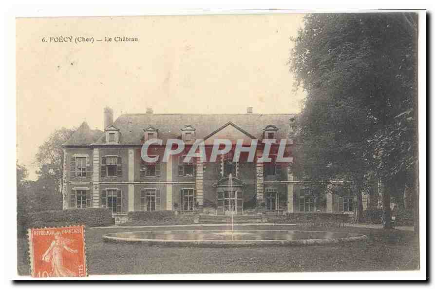 FôécY (Cher) — Le Château — Éditeur L. D. - Anverso