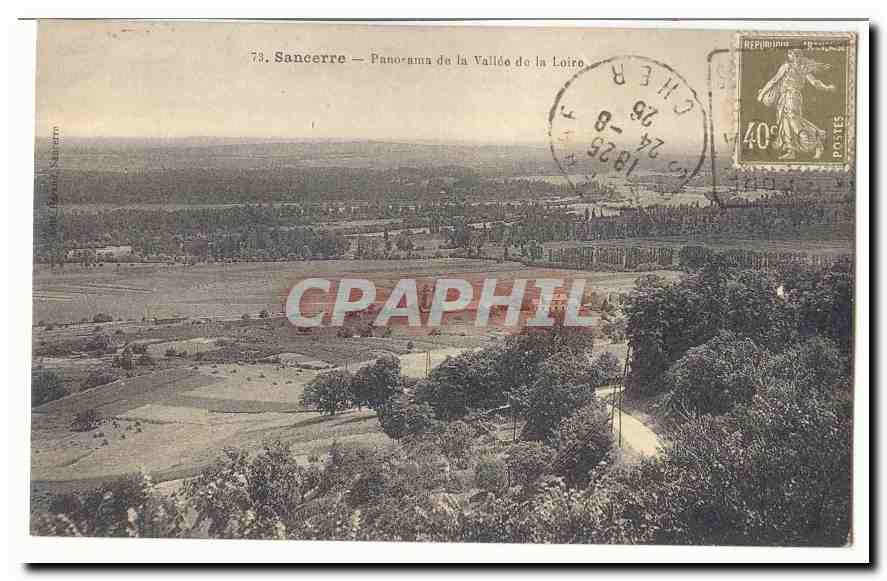 Sancerre CPA Panorama de la vallee de la Loire