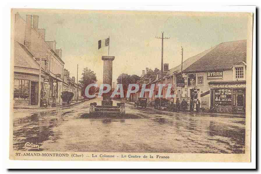 St Amand Montrond CPA La colonne Le centre de la France