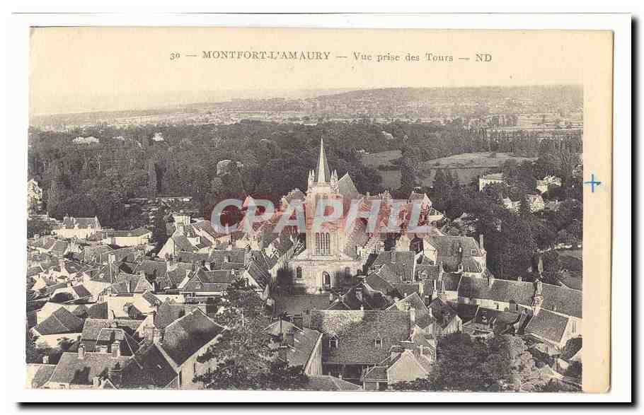 Montfort-l'Amaury — Vista tomada desde las Torres — ND