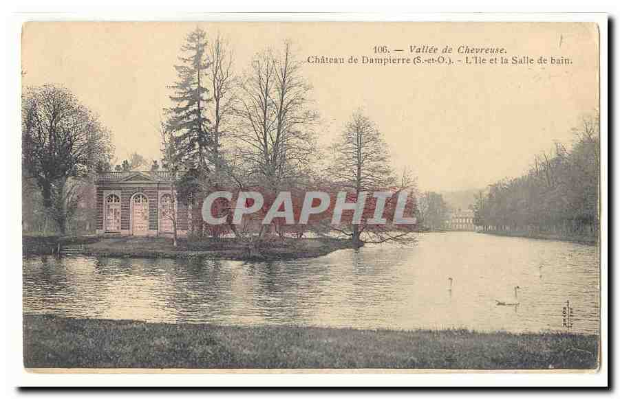 Château de Dampierre — Vallée de Chevreuse — L'Île et la Salle de bain