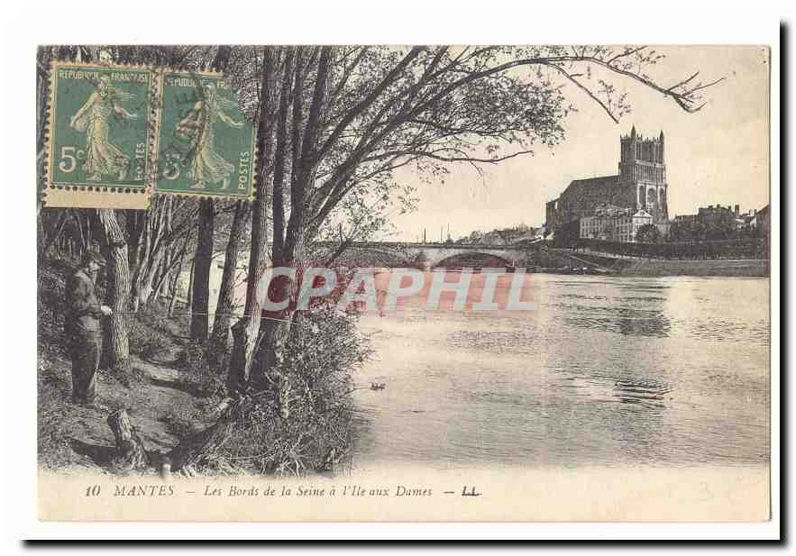 Mantes — Les Bords de la Seine à Ville aux Dames — LL