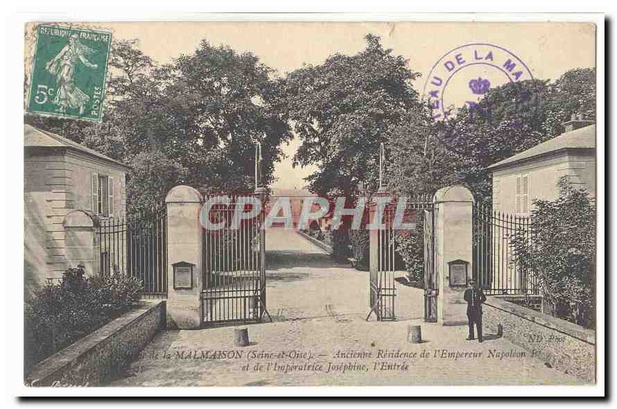 Malmaison (Seine-et-Oise) — Ancienne Résidence de l'Empereur Napoléon Ier et de l'Impératrice Joséphine, L'Entrée