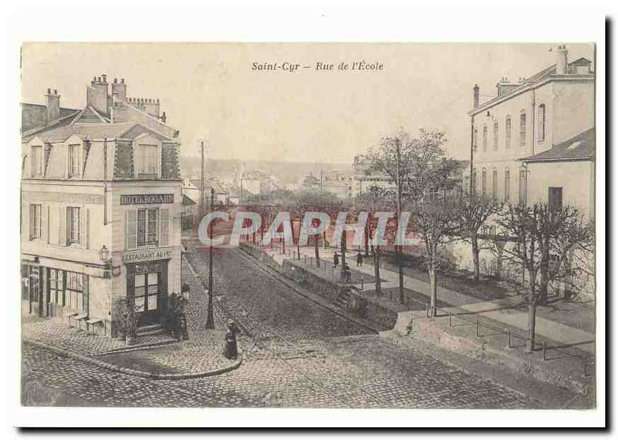 Saint-Cyr — Rue de l'École — Restaurante Allier