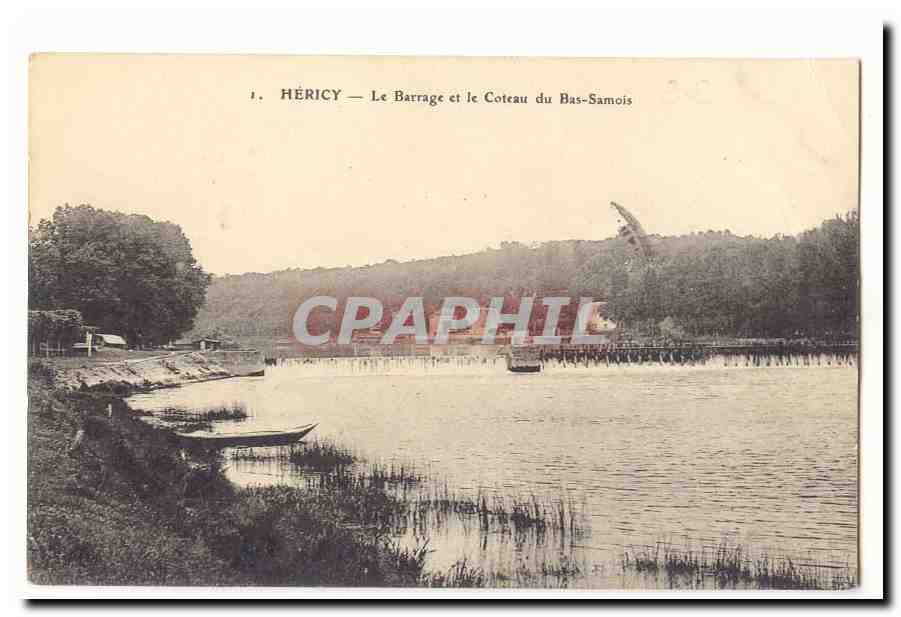 Héricy — Le Barrage et le Coteau du Bas-Samois