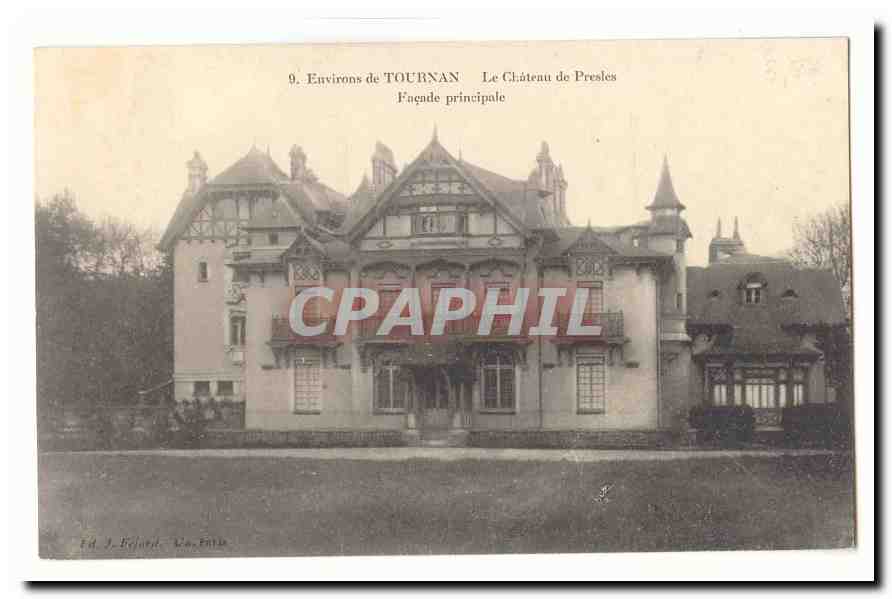 Environs de Tournan CPA Le chateau de Presles