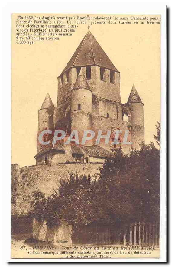 Provins - Tour de César ou Tour du Roi (XIIe siècle) — Tissier