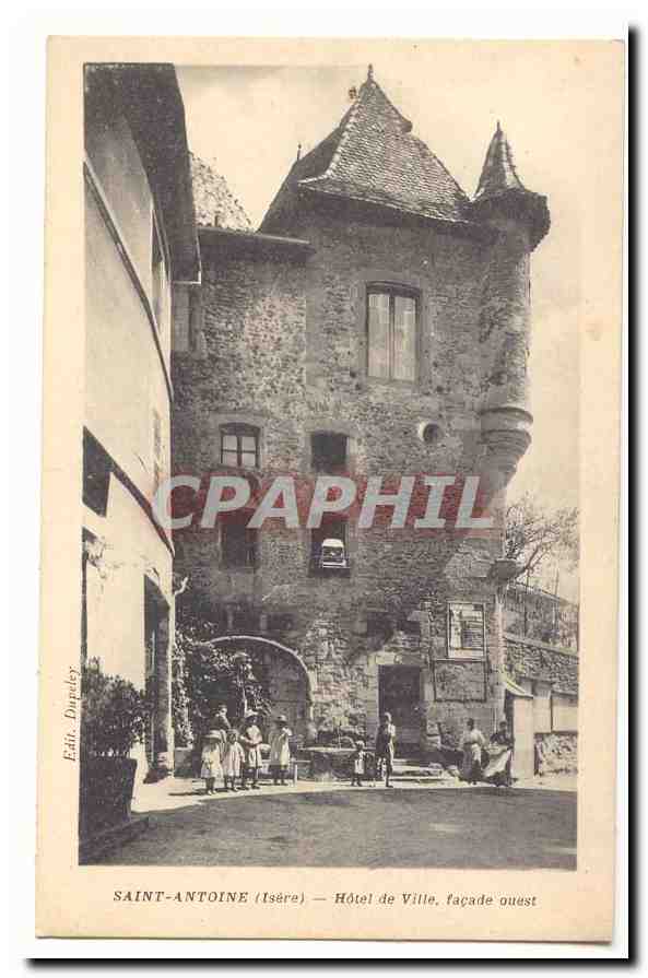 Saint-Antoine (Isère) — Rathaus, Westfassade — Verlag Dupuley