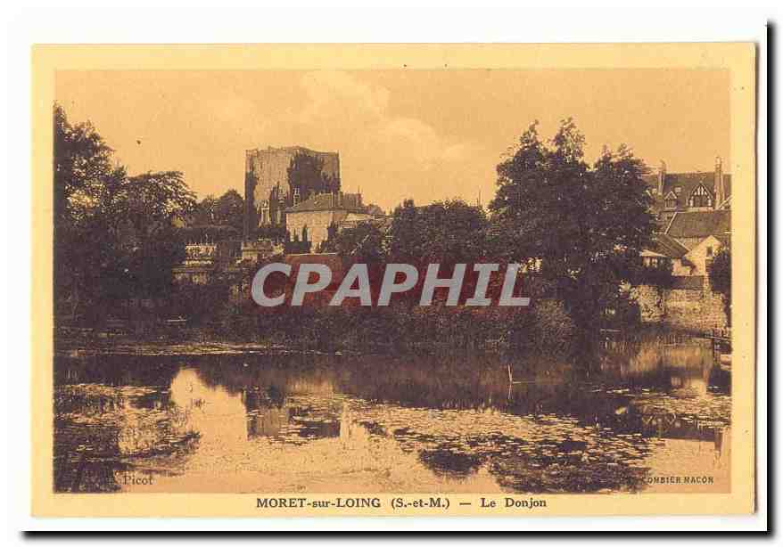 Moret sur Loing CPA Le donjon