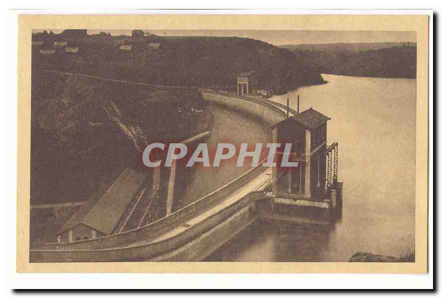 Barrage de la rivière — vue aérienne — CPAPHIL