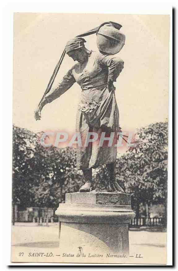 Saint-Lô — Statue de la Laitière Normande — LL