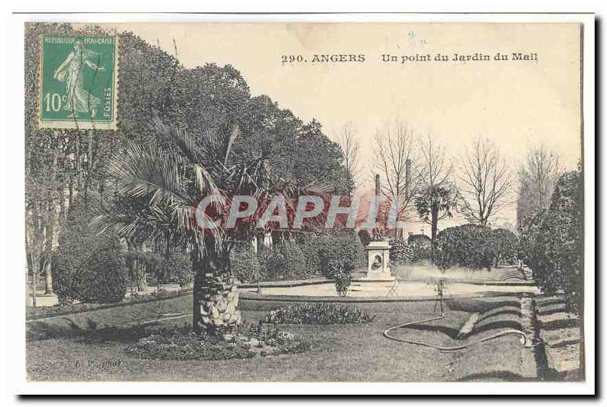 Angers CPA Un point du jardin du Mail