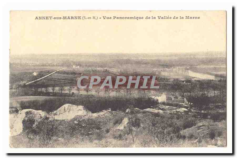 Annet-sur-Marne — Vue panoramique de la Vallée de la Marne — S.-et-M. (éditeur)