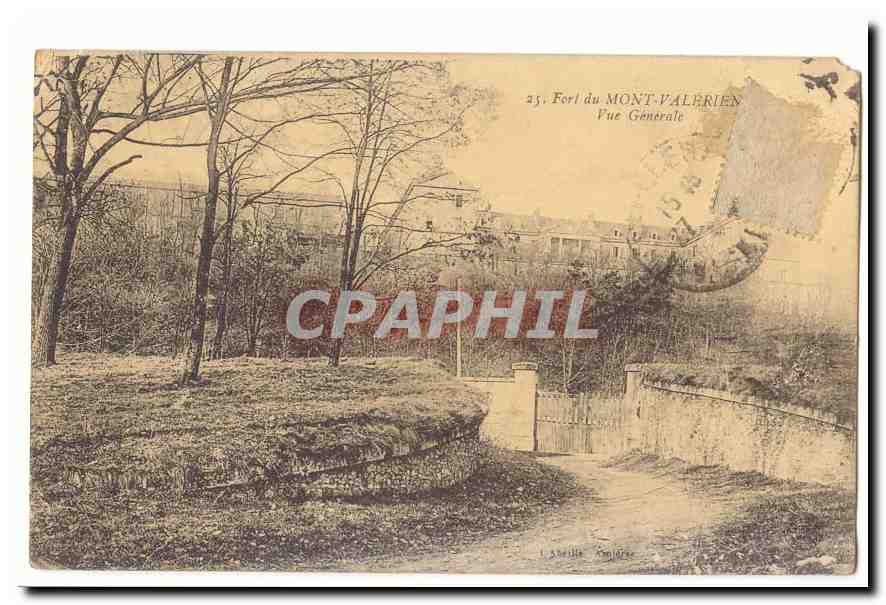 Fort du Mont Valerien CPA Vue generale