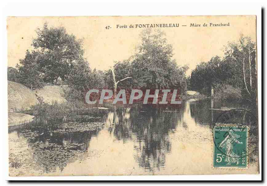 Forêt de Fontainebleau — Mare de Franchard — Verlag CPAPHIL, Nr. 47