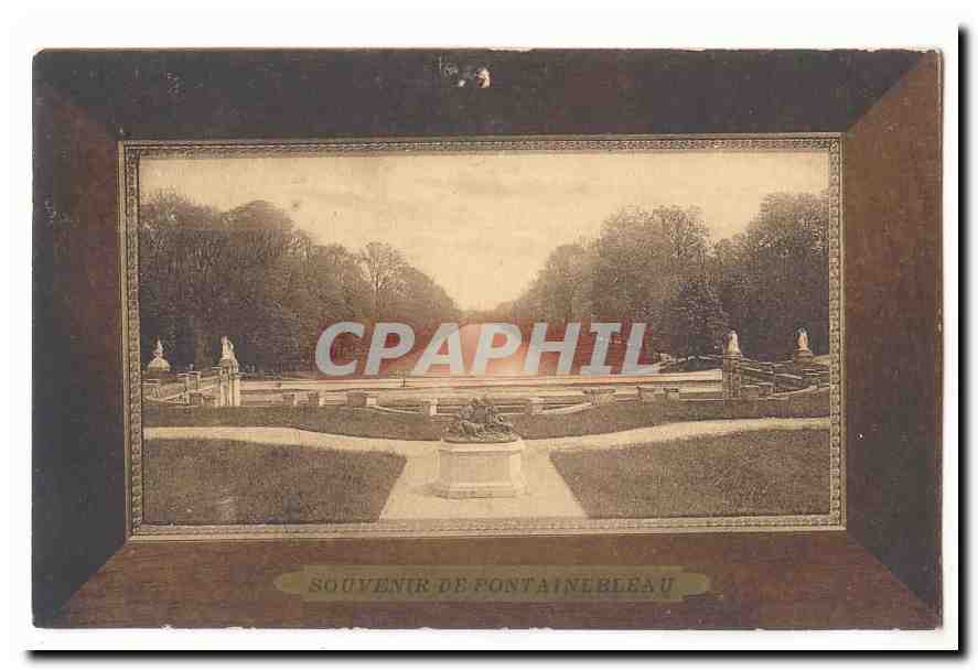 Jardin de Fontainebleau — Souvenir de Fontainebleau — CPAPHIL