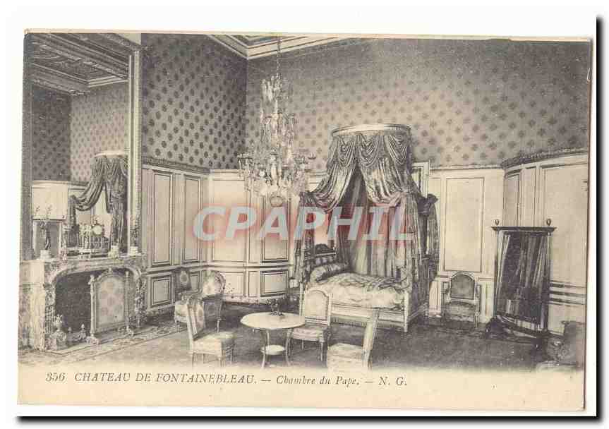 Castello di Fontainebleau — Camera del Papa — N.G.