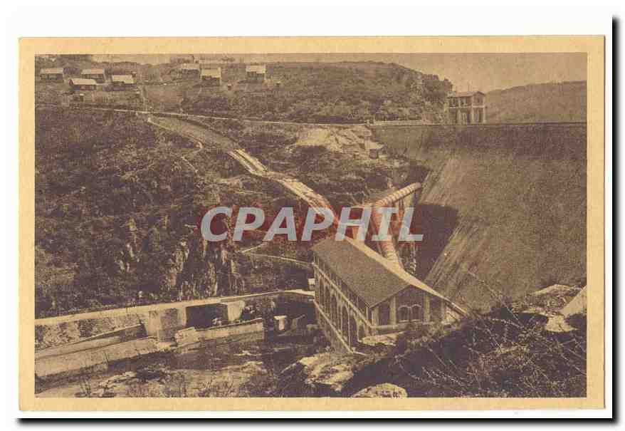 Vue du barrage de la rivière de l'Alboussière — CPAPHIL