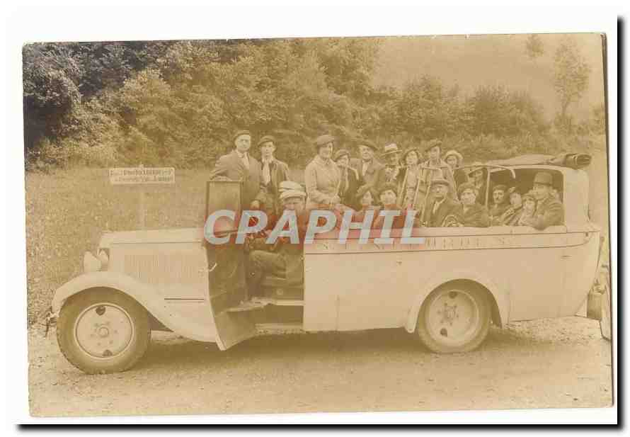 Grupo de personas en un coche — Foto de estudio — Fototeca LEBREY