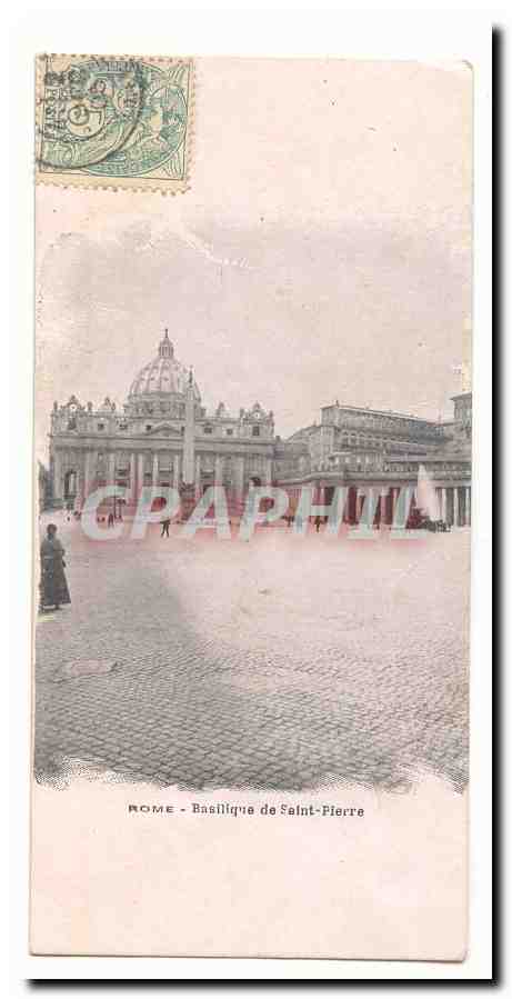 Rome CPA Basilique de Saint Pierre
