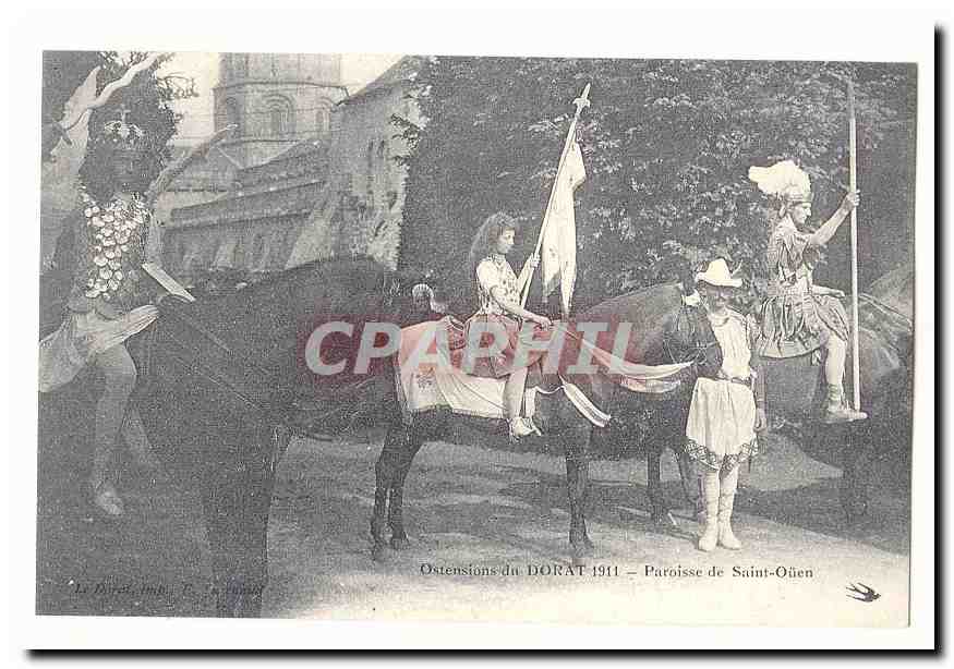 CPA Ostensions du DORaT 1911 PAroisse de Saint Ouen (reproduction)